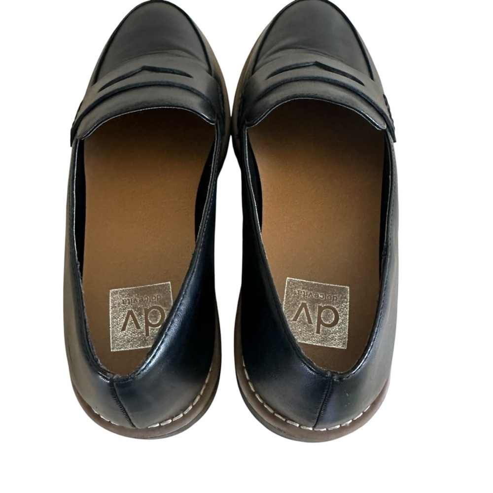 DV BY DOLCE VITA CARLEY BLACK PENNY LOAFERS SIZE 9.5 - Picture 9 of 11